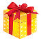 Yellow Present - $100